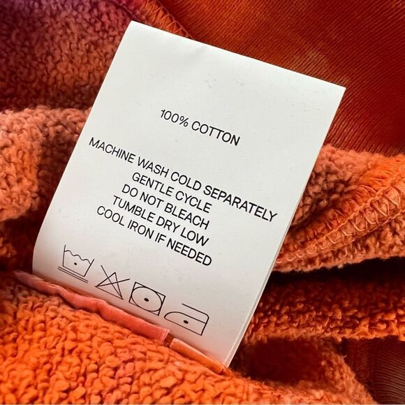 Madhappy NYC New York Exclusive Tie Dye Unisex Fleece Sweatshirt Multi Color NEW - Picture 9 of 9